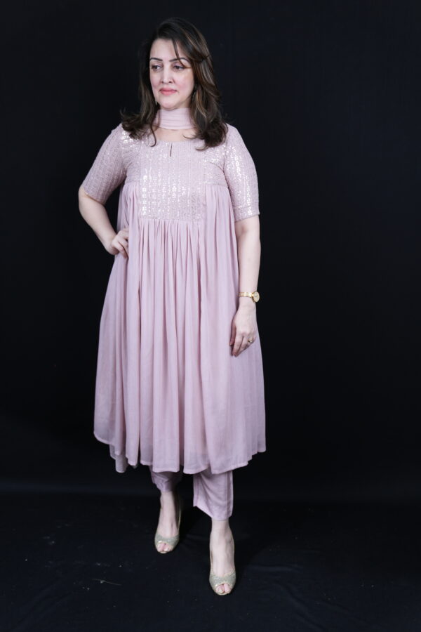 Light Pink Kurti Set