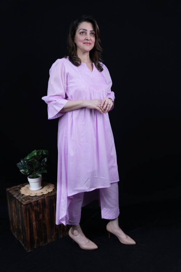 Lilac Mul Set Embroidered - Image 2