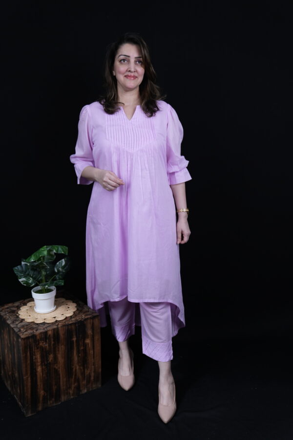 Lilac Mul Set Embroidered - Image 3