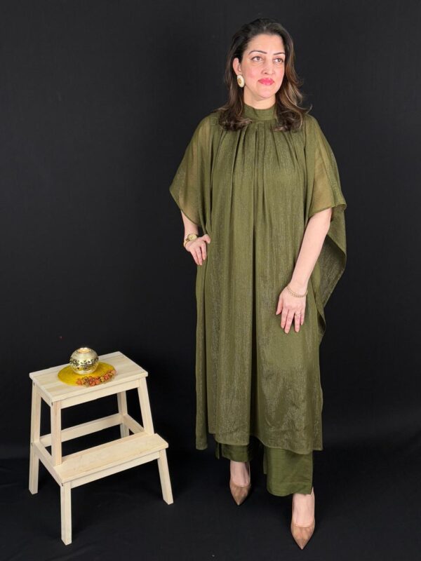 Green Kaftan Set
